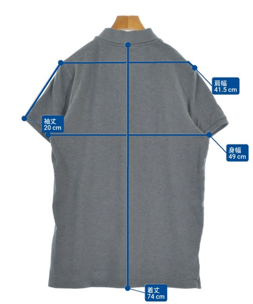 Brooks Brothers（ブルックスブラザーズ）ポロシャツ グレー サイズ:L メンズ/2200651189101