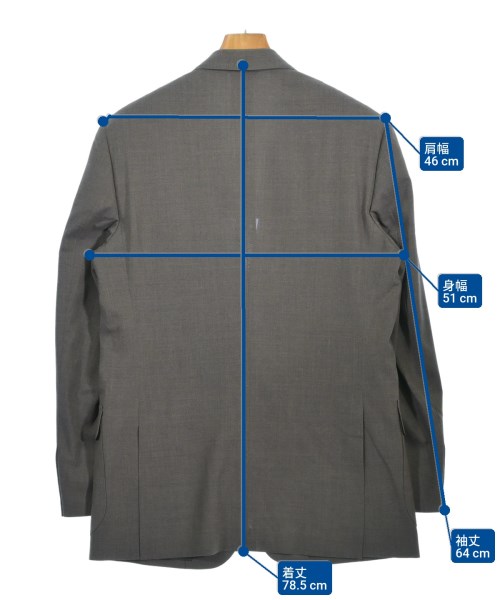 Brooks Brothers（ブルックスブラザーズ）ビジネス グレー サイズ:40(XL位)/34(XL位) メンズ/2200656041107