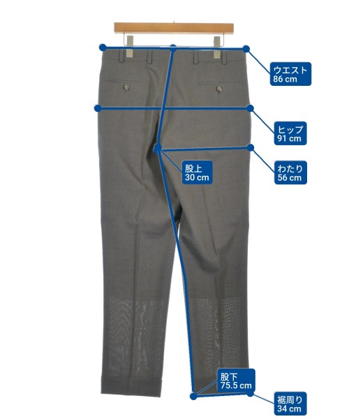 Brooks Brothers（ブルックスブラザーズ）ビジネス グレー サイズ:40(XL位)/34(XL位) メンズ/2200656041107