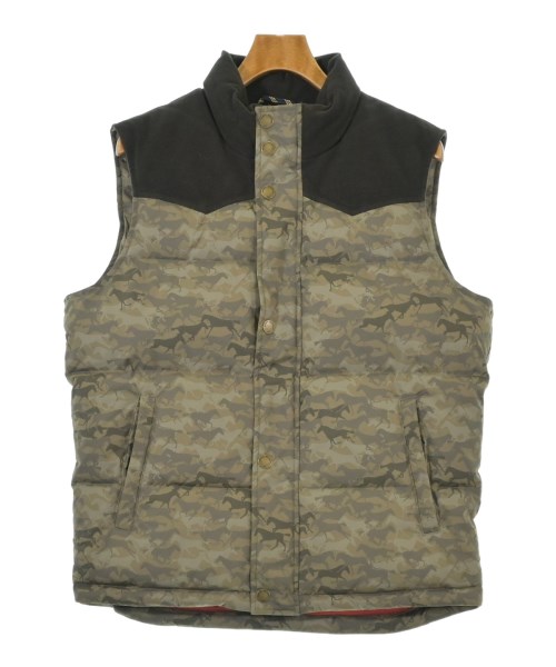 Brooks Brothers(ブルックスブラザーズ)ダウンジャケット/ダウンベスト カーキ サイズ:M/2200656041138