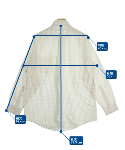 Brooks Brothers（ブルックスブラザーズ）カジュアルシャツ 白 サイズ:15 1/2(M位) メンズ/2200658695032