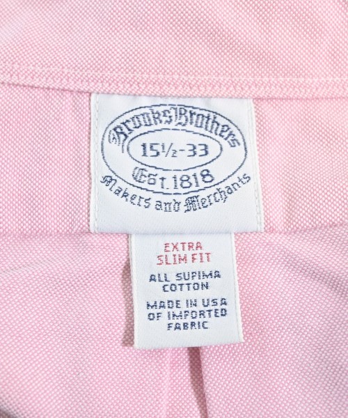 Brooks Brothers（ブルックスブラザーズ）カジュアルシャツ ピンク サイズ:15 1/2(M位) メンズ/2200657841713