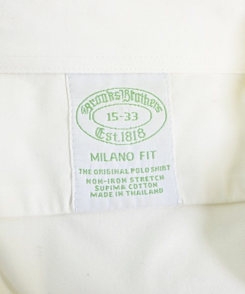 Brooks Brothers（ブルックスブラザーズ）カジュアルシャツ 白 サイズ:15(S位) メンズ/2200657841720