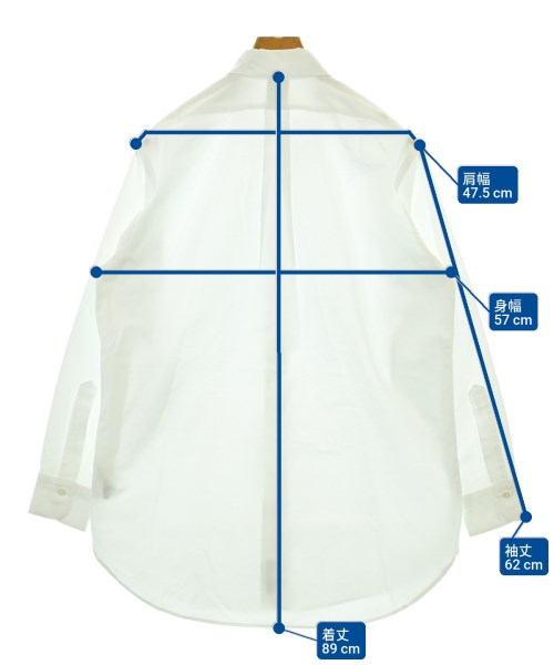 Brooks Brothers（ブルックスブラザーズ）カジュアルシャツ 白 サイズ:16 1/2(XL位) メンズ/2200659243065