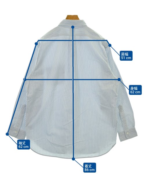 Brooks Brothers（ブルックスブラザーズ）カジュアルシャツ 青 サイズ:17(XXL位) メンズ/2200661519035