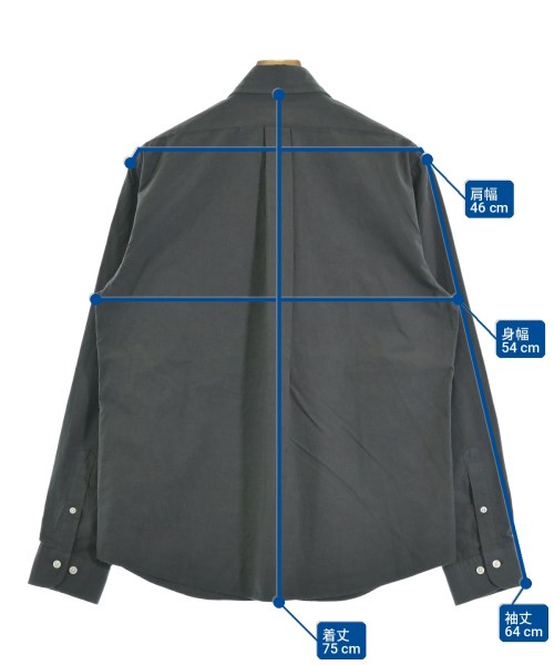Brooks Brothers（ブルックスブラザーズ）カジュアルシャツ グレー サイズ:M メンズ/2200714856025