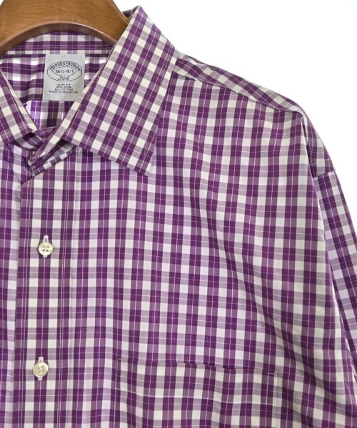 Brooks Brothers（ブルックスブラザーズ）カジュアルシャツ 紫 サイズ:16 1/2(XL位) メンズ/2200711563223