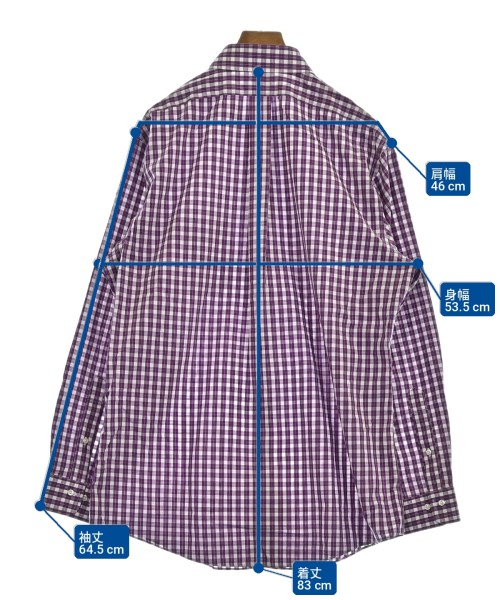 Brooks Brothers（ブルックスブラザーズ）カジュアルシャツ 紫 サイズ:16 1/2(XL位) メンズ/2200711563223