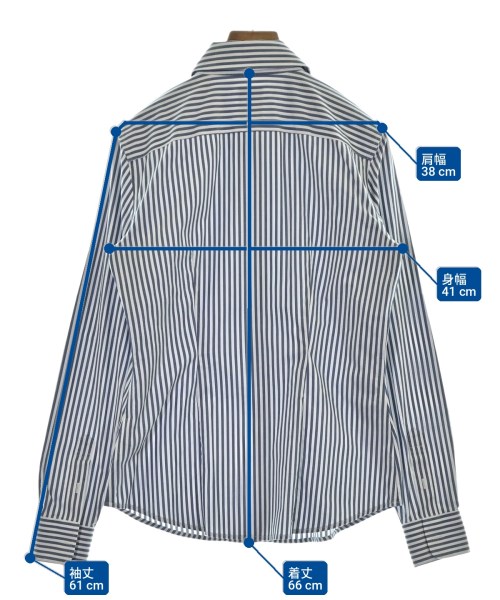 Brooks Brothers（ブルックスブラザーズ）カジュアルシャツ 青 サイズ:2(M位) レディース/2200709004127