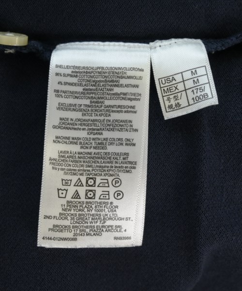 Brooks Brothers（ブルックスブラザーズ）ポロシャツ 紺 サイズ:M メンズ/2200715861226