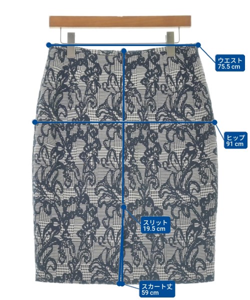 Brooks Brothers（ブルックスブラザーズ）ひざ丈スカート 黒 サイズ:6(L位) レディース/2200628880048