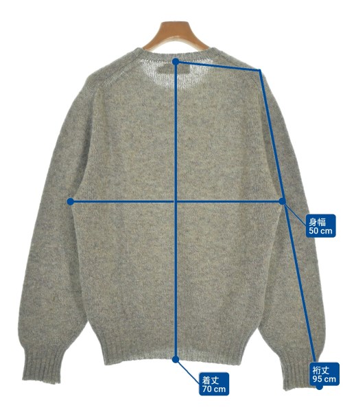 Brooks Brothers（ブルックスブラザーズ）ニット・セーター グレー サイズ:42(XS位) メンズ/2200645350135