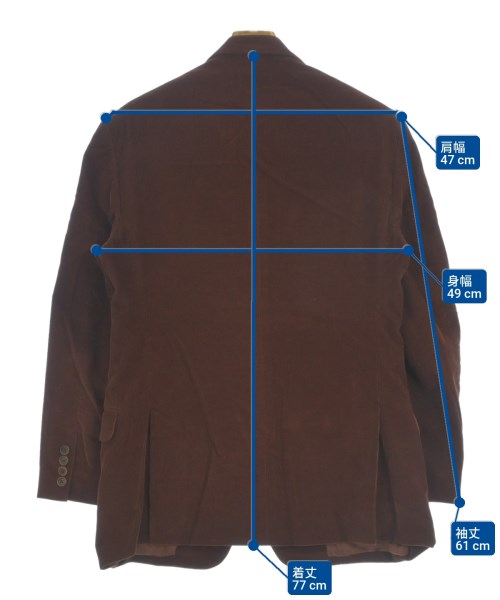 Brooks Brothers（ブルックスブラザーズ）テーラードジャケット 茶 サイズ:39(S位) メンズ/2200645677164