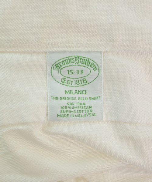 Brooks Brothers（ブルックスブラザーズ）ドレスシャツ 白 サイズ:15(S位) メンズ/2200636823099