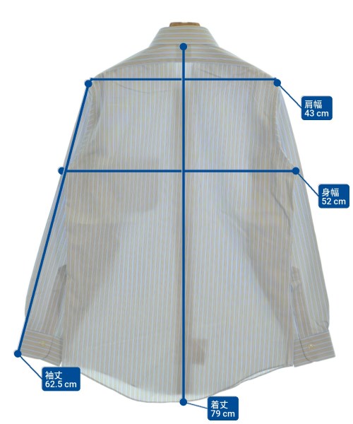 Brooks Brothers（ブルックスブラザーズ）カジュアルシャツ 青 サイズ:15 1/2(M位) メンズ/2200646255217