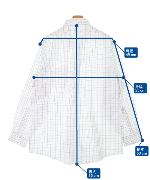 Brooks Brothers（ブルックスブラザーズ）カジュアルシャツ 白 サイズ:17 1/2(XXL位) メンズ/2200645192186