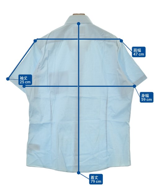 Brooks Brothers（ブルックスブラザーズ）カジュアルシャツ 青 サイズ:17(XXL位) メンズ/2200646827049