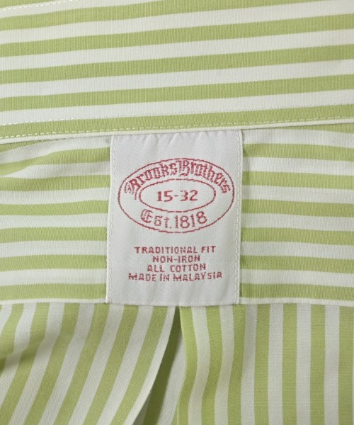 Brooks Brothers（ブルックスブラザーズ）カジュアルシャツ 緑 サイズ:15(S位) メンズ/2200636444096