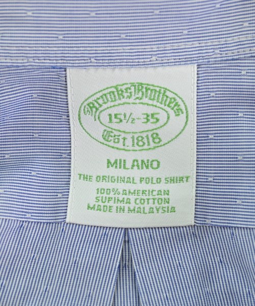 Brooks Brothers（ブルックスブラザーズ）ドレスシャツ 青 サイズ:15 1/2(M位) メンズ/2200624010067