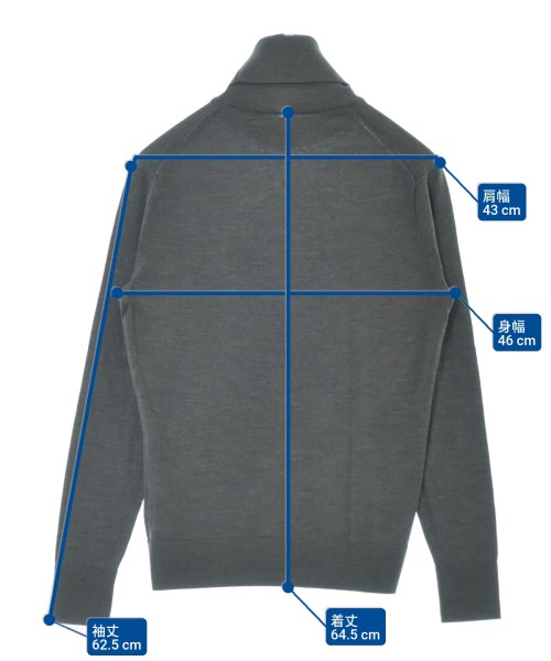 Brooks Brothers（ブルックスブラザーズ）ニット・セーター グレー サイズ:XS メンズ/2200651138055