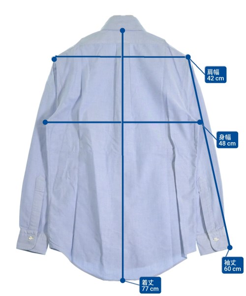 Brooks Brothers（ブルックスブラザーズ）カジュアルシャツ 青 サイズ:15(S位) メンズ/2200643574113