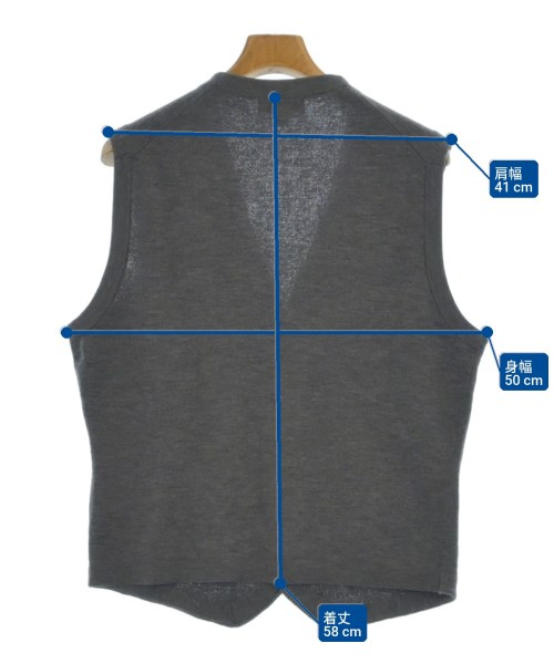 Brooks Brothers（ブルックスブラザーズ）ベスト グレー サイズ:M メンズ/2200651948036