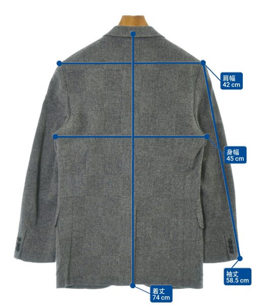 Brooks Brothers（ブルックスブラザーズ）ジャケット グレー サイズ:36(XS位) メンズ/2200652930023