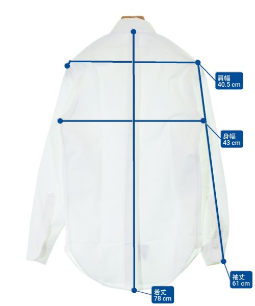 Brooks Brothers（ブルックスブラザーズ）カジュアルシャツ 白 サイズ:32(XS位) メンズ/2200647040157