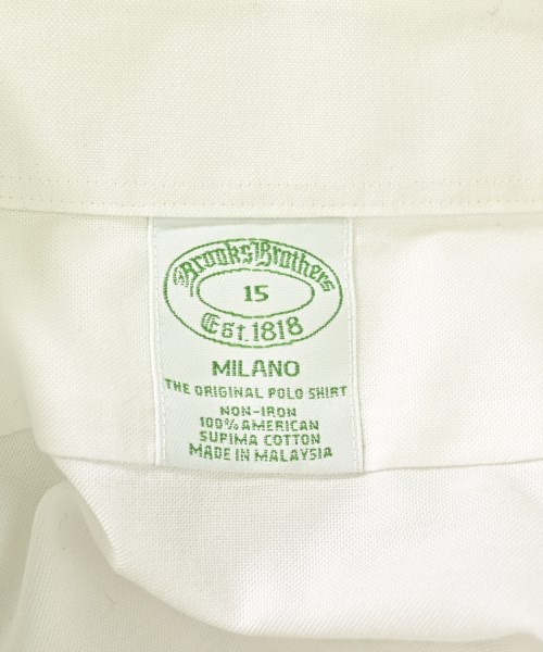 Brooks Brothers（ブルックスブラザーズ）カジュアルシャツ 白 サイズ:15(S位) メンズ/2200701929183