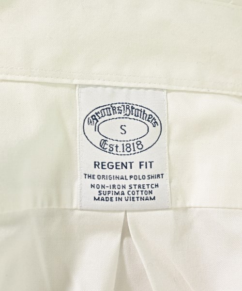 Brooks Brothers（ブルックスブラザーズ）カジュアルシャツ 白 サイズ:S メンズ/2200701929190
