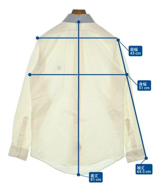 Brooks Brothers（ブルックスブラザーズ）カジュアルシャツ 白 サイズ:34(S位) メンズ/2200703210364
