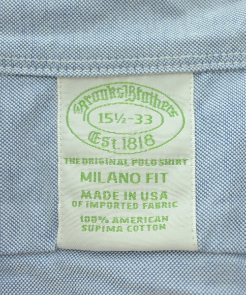 Brooks Brothers（ブルックスブラザーズ）カジュアルシャツ 青 サイズ:15 1/2(M位) メンズ/2200698963030