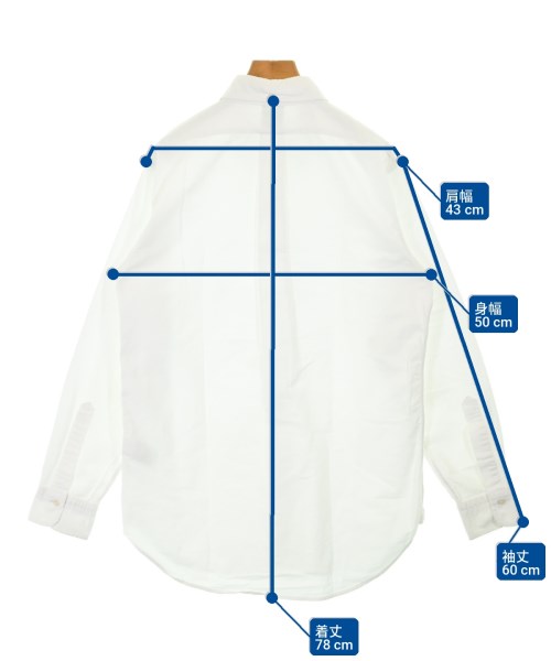 Brooks Brothers（ブルックスブラザーズ）カジュアルシャツ 白 サイズ:15 1/2(M位) メンズ/2200698963078