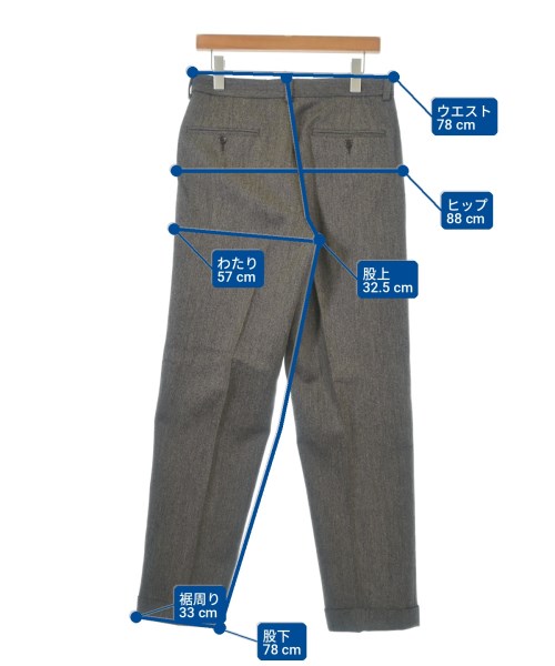 Brooks Brothers（ブルックスブラザーズ）スラックス 茶 サイズ:31(M位) メンズ/2200704683181