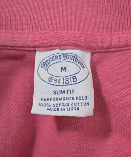 Brooks Brothers（ブルックスブラザーズ）ポロシャツ ピンク サイズ:M メンズ/2200705340137