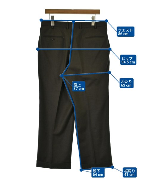 Brooks Brothers（ブルックスブラザーズ）スラックス 茶 サイズ:34(XL位) メンズ/2200705623117