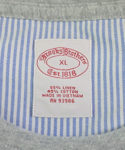 Brooks Brothers（ブルックスブラザーズ）Tシャツ・カットソー グレー サイズ:XL メンズ/2200706817027
