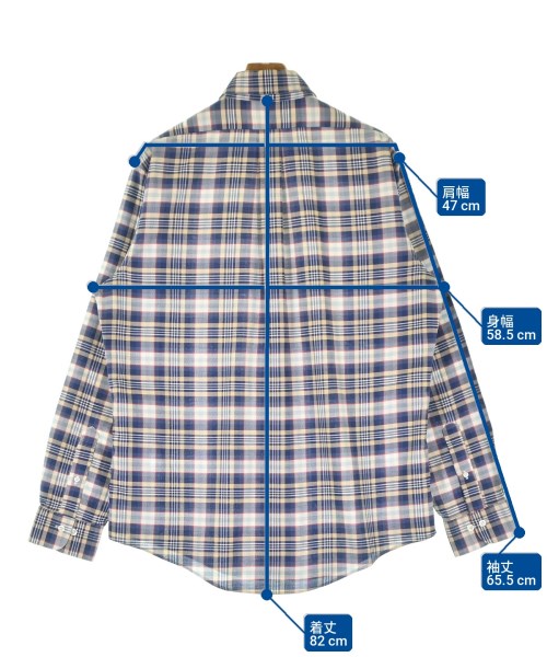 Brooks Brothers（ブルックスブラザーズ）カジュアルシャツ 紺 サイズ:L メンズ/2200706912036