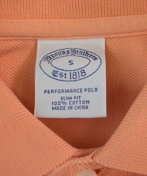 Brooks Brothers（ブルックスブラザーズ）ポロシャツ オレンジ サイズ:S メンズ/2200707742052