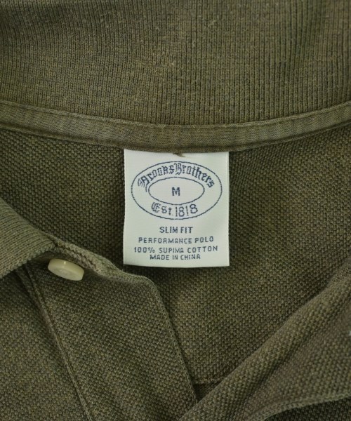 Brooks Brothers（ブルックスブラザーズ）ポロシャツ カーキ サイズ:M メンズ/2200708220030
