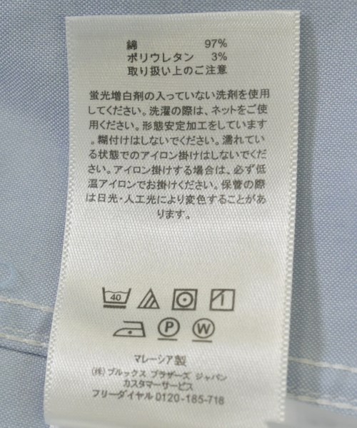 Brooks Brothers（ブルックスブラザーズ）カジュアルシャツ 青 サイズ:15 1/2(M位) メンズ/2200709075028
