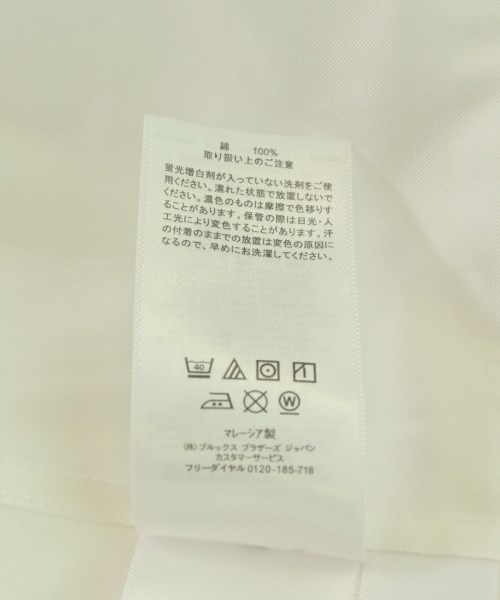 Brooks Brothers（ブルックスブラザーズ）ドレスシャツ 白 サイズ:15 1/2(M位) メンズ/2200709675013