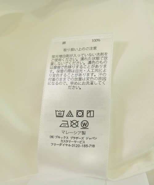Brooks Brothers（ブルックスブラザーズ）ドレスシャツ 白 サイズ:15 1/2(M位) メンズ/2200709675020