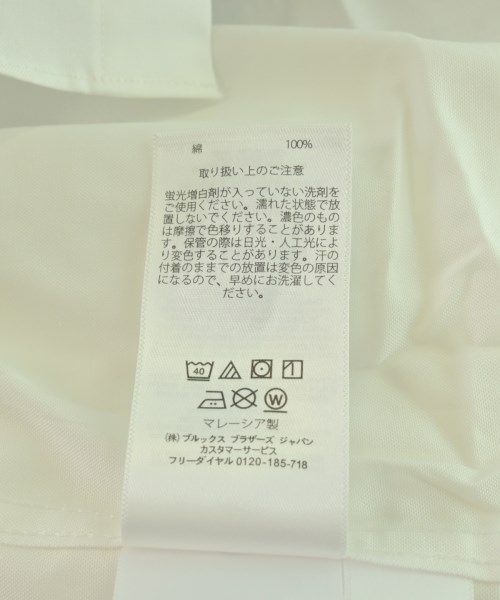 Brooks Brothers（ブルックスブラザーズ）ドレスシャツ 白 サイズ:15 1/2(M位) メンズ/2200709675037