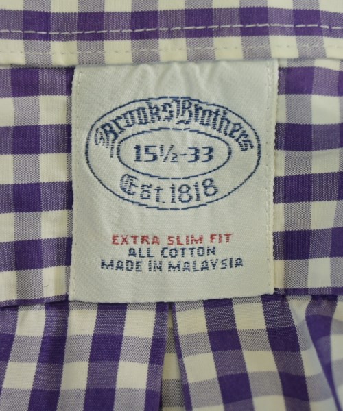 Brooks Brothers（ブルックスブラザーズ）カジュアルシャツ 紫 サイズ:15 1/2(M位) メンズ/2200709783022