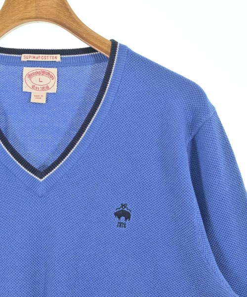 Brooks Brothers（ブルックスブラザーズ）ニット・セーター 青 サイズ:L メンズ/2200659167200