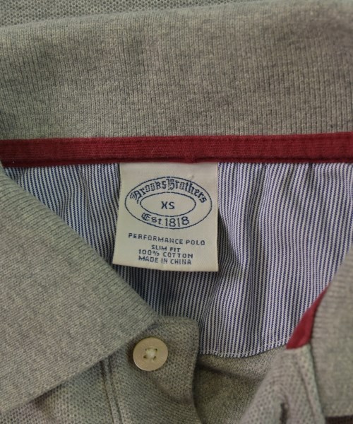 Brooks Brothers（ブルックスブラザーズ）ポロシャツ グレー サイズ:XS メンズ/2200663305025
