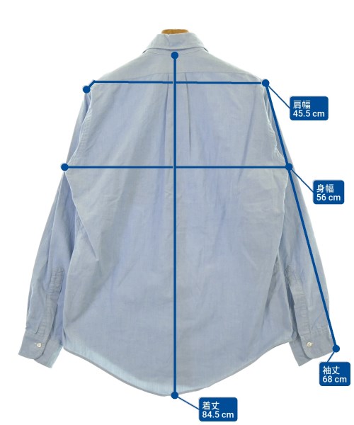 Brooks Brothers（ブルックスブラザーズ）カジュアルシャツ 青 サイズ:14 1/2(XS位) メンズ/2200664935030