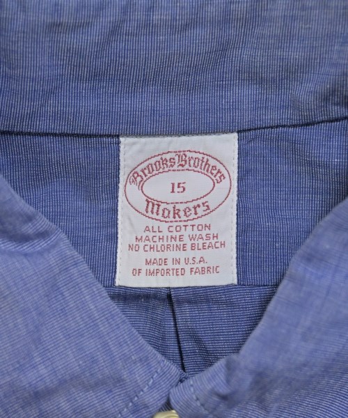 Brooks Brothers（ブルックスブラザーズ）カジュアルシャツ 青 サイズ:15(S位) メンズ/2200663407163