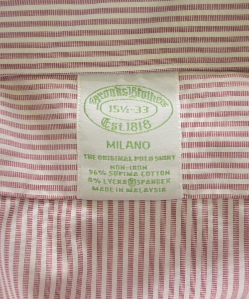 Brooks Brothers（ブルックスブラザーズ）ドレスシャツ ピンク サイズ:15 1/2(M位) メンズ/2200657594039